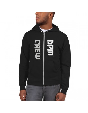 DPM Crew Writing zip-up hoodie
